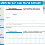 BMS Markt-Kompass - Auftragsformular und Preisinformation