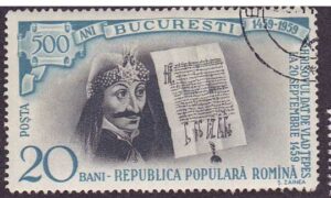 Vlad Tepes auf rumänischer Briefmarke