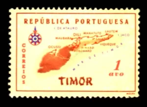 Portugiesische Briefmarke Timor