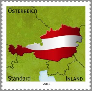 Die neue Standard-Briefmarke von Österreich (Entwurf: Gabriele Milewski) sorgt für Irritationen
