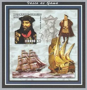 Vasco da Gama auf Briefmarken
