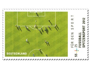 Fußball von oben – aktuelle deutsche Marke.