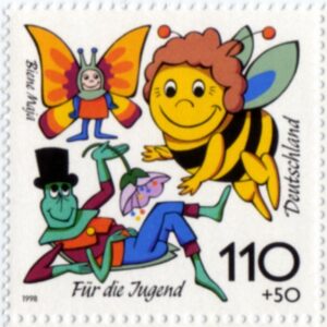 Biene Maja Briefmarke 1998