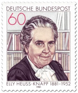 Briefmarke zum 100. Geburtstag von Elly Heuss-Knapp