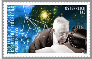 Victor Franz Hess Entdeckung der kosmischen Strahlung Sondermarke Österreich