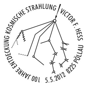 Victor Franz Hess Entdeckung der kosmischen Strahlung Sonderstempel Österreich