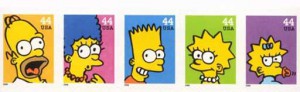 Homer, Marge, Bart, Lisa und Maggie.