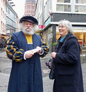 Gutenberg in der Mainzer City.