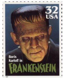 Boris Karloff auf Briefmarke von 1997