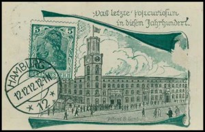 Andrang vor einem Postamt.