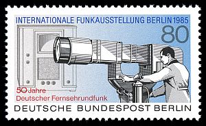 Briefmarke Funkausstellung Berlin 1985
