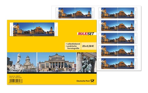 Deutschland 2013 Folienblatt Gendarmenmarkt Panorama