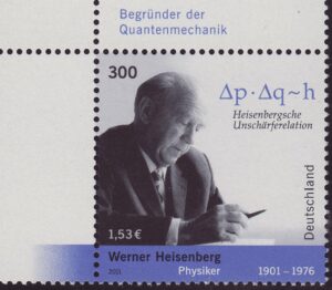 Deutschland Sondermarke Werner Heisenberg 2001
