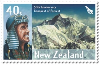 Edmund-Hillary-Briefmarke-2003 Neuseeland