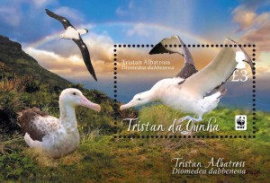 Blockausgabe aus Tristan da Cunha.