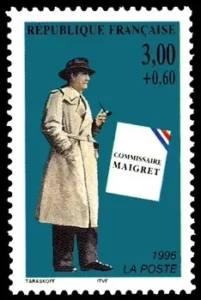 Auch Frankreich würdigte Maigret 1996 philatelistisch auf einer Briefmarke