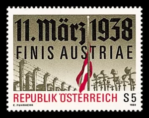 Briefmarke Anschluss Oesterreich