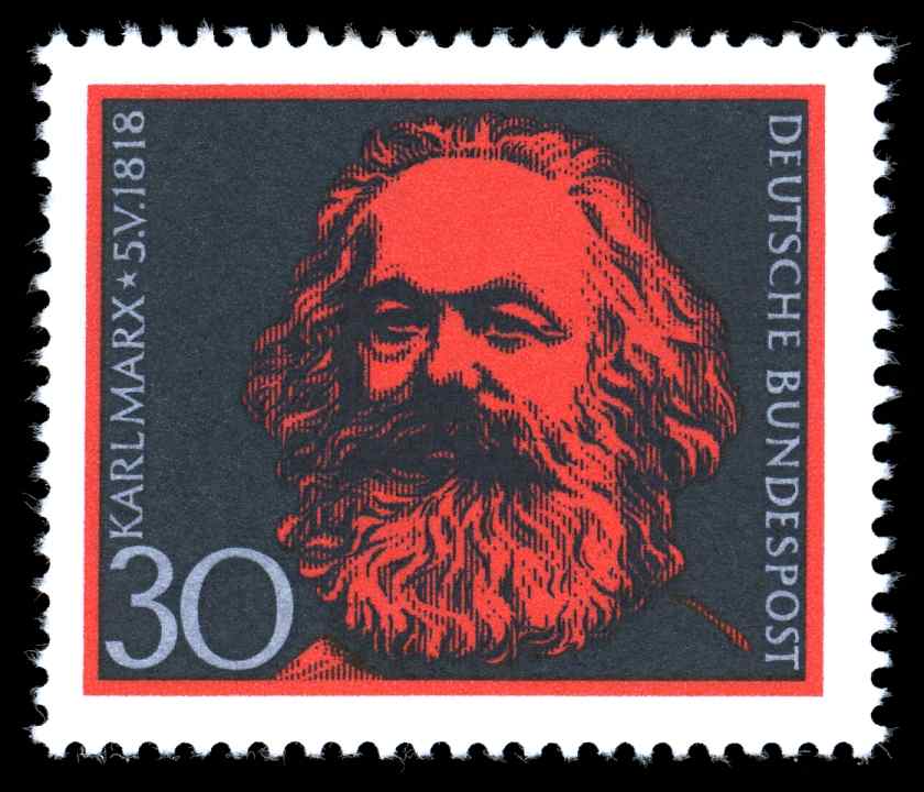 Deutschland 1968 Briefmarken Karl Marx MiNr. 558