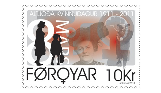 Faeroer_Briefmarke_zum_Weltfrauentag