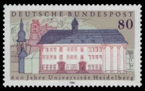 Universitaet Heidelberg Briefmarke