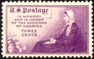 Briefmarke aus den USA zum Muttertag 1934