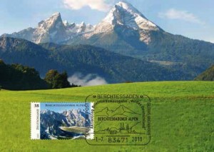 Im kleinen Format und im Maximum: die Berchtesgadener Alpen.