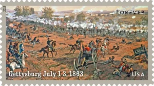 Gettysburg_auf_Briefmarke_ 