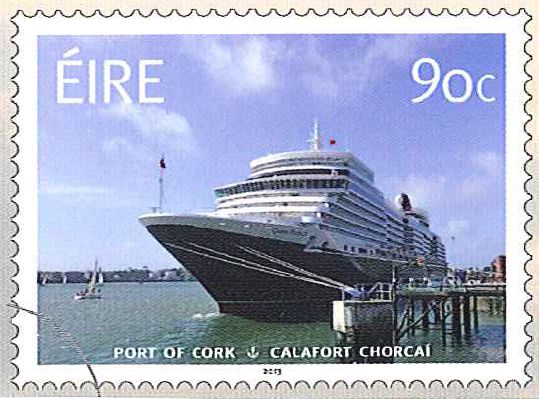Cork als Tourismuszentrum auf Briefmarke