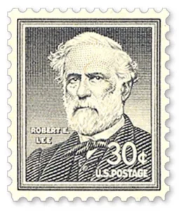 Robert E. Lee auf Briefmarke