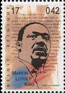 Belgien 1999 Briefmarke Martin Luther King MiNr. 2914 Belgien 1999 Briefmarke Martin Luther King MiNr. 2914