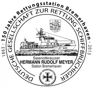 Seenotrettungskreuzer Hermann Rudolf Meyer.