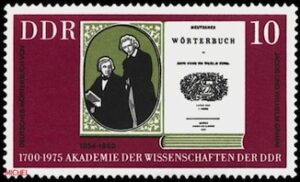 Briefmarke DDR von 1975, Deutsches Wörterbuch