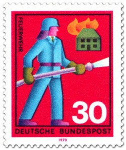 Briefmarke-Feuerwehr