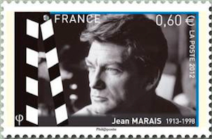 Jean Marais auf Briefmarke aus Frankreich