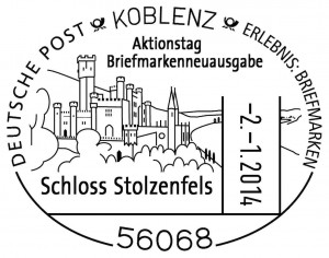 Der nachgemeldete Stempel erscheint zur Briefmarkenausgabe vom 2. Januar.