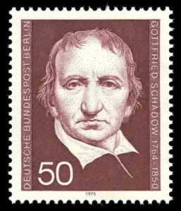 Briefmarke Gottfried Schadow 1975 Briefmarke Gottfried Schadow 1975