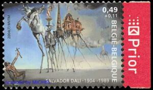 Salvador Dali Briefmarke Belgien 2004 Salvador Dali Briefmarke Belgien 2004