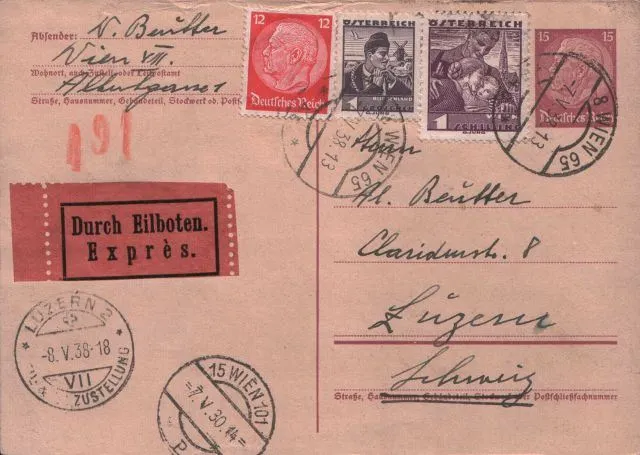 Ganzsache-Hindenburg Ganzsache-Hindenburg