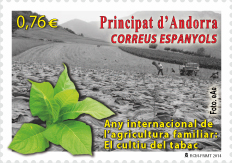Andorra_Span_Landwirtschaft_Schnupftabak_Briefmarke