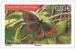 Mohrenfalter-Briefmarke