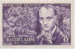 Briefmarke Baudelaire