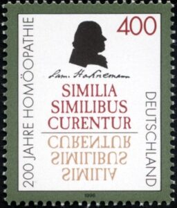Samuel Hahnemann auf Briefmarke von 1996