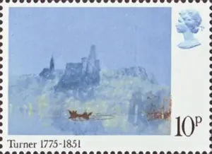 William-Turner-Briefmarke aus Großbritannien