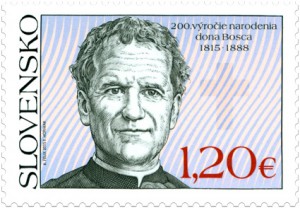Don Bosco auf slowakischer Briefmarke