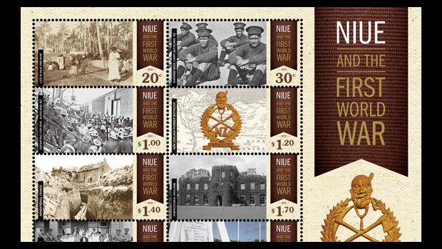 Briefmarke der Woche: Niue und der Erste Weltkrieg