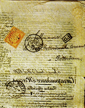 Ballon Monté Brief von 1870
