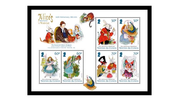 Briefmarke der Woche: Alice im Briefmarkenland
