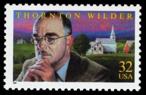Thornton Wilder auf amerikanischer Briefmarke von 1997