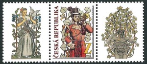 Tschechische Post Briefmarke-
