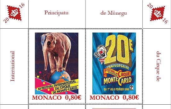 Briefmarke der Woche: Manege frei in Monte Carlo